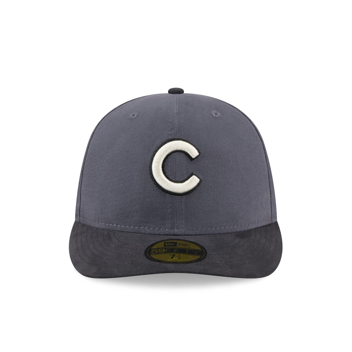Chicago Cubs Graphite Twill 59FIFTY Fitted Hat