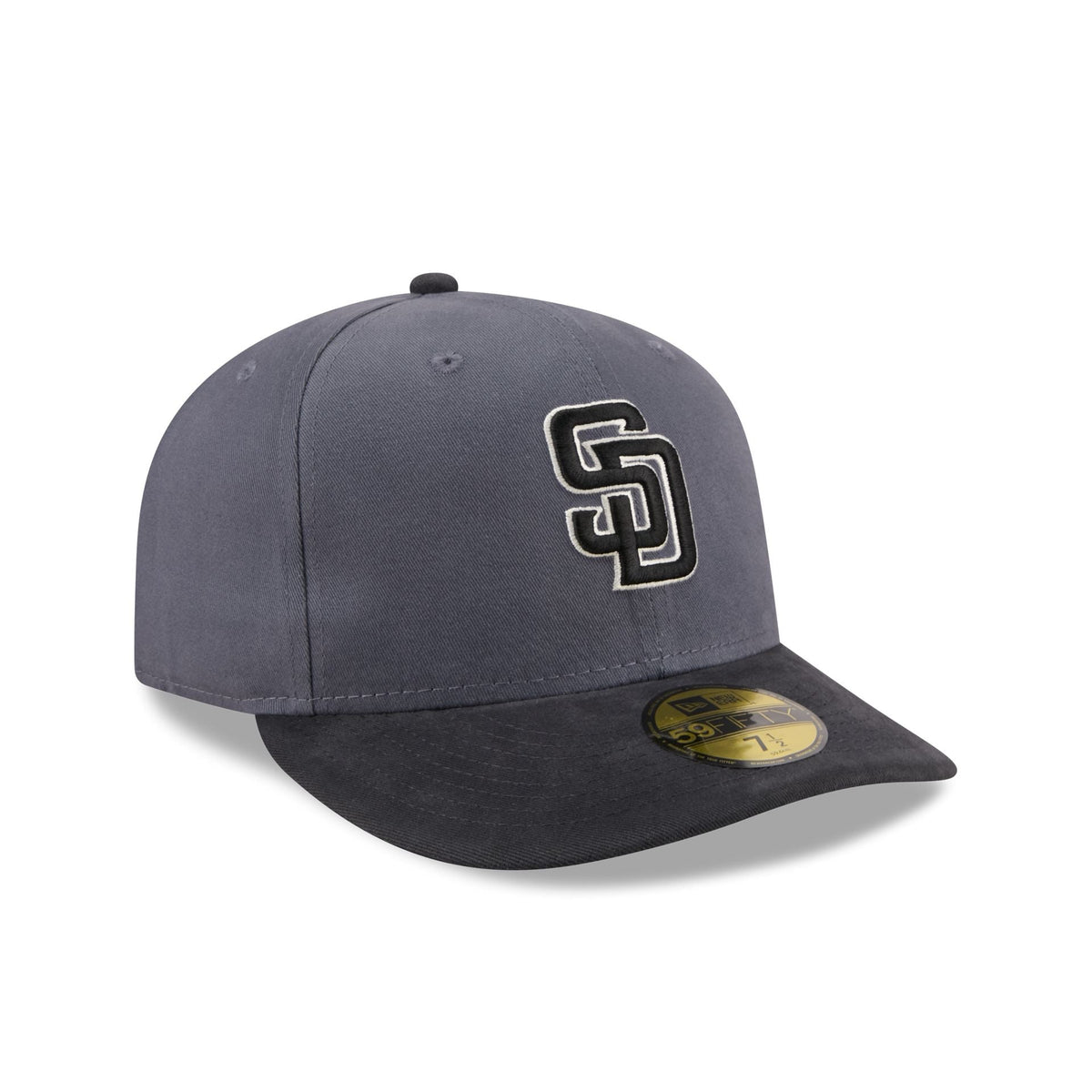 San Diego Padres Graphite Twill 59FIFTY Fitted Hat