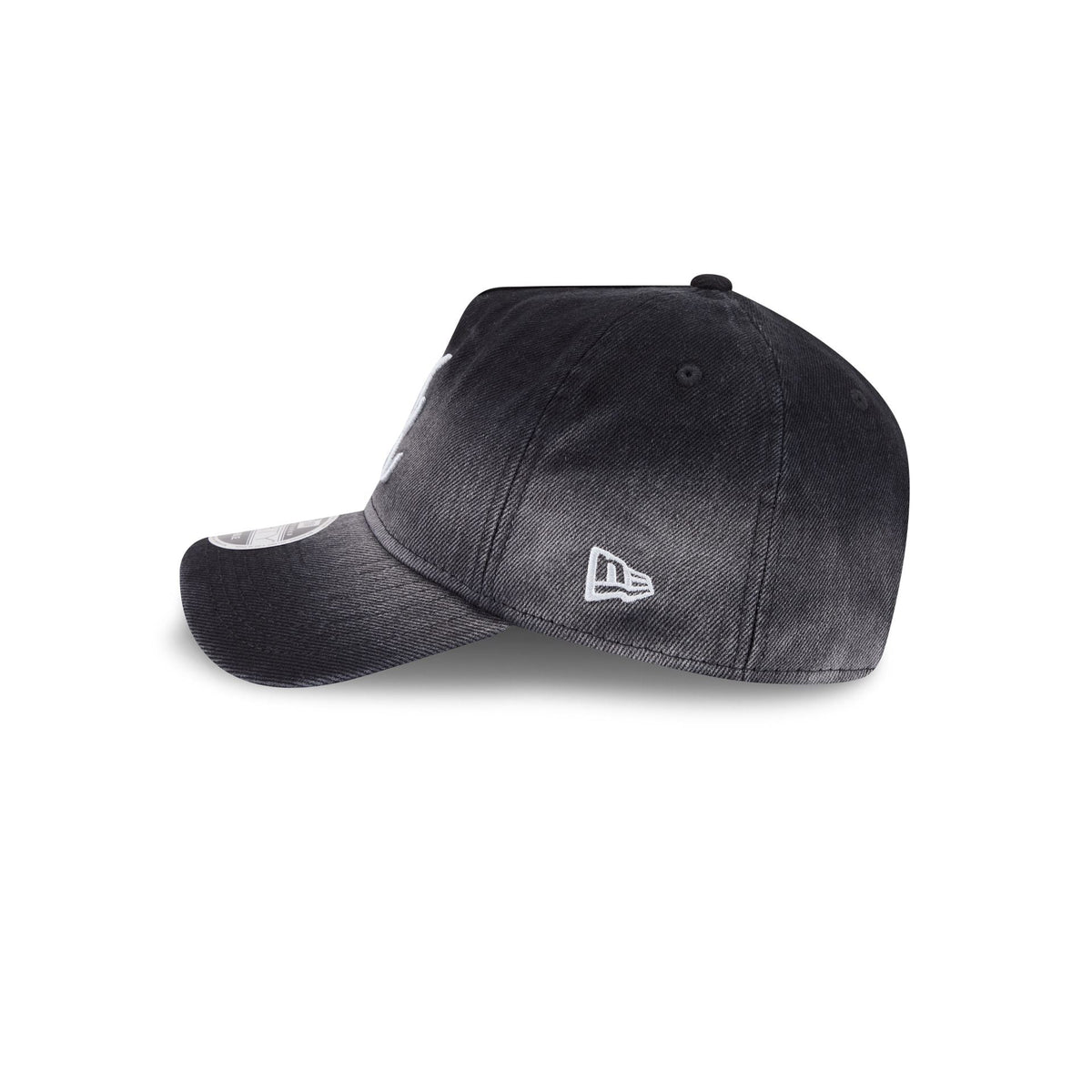 Atlanta Braves Washed Black Denim 9FORTY A-Frame Unstructured Snapback Hat