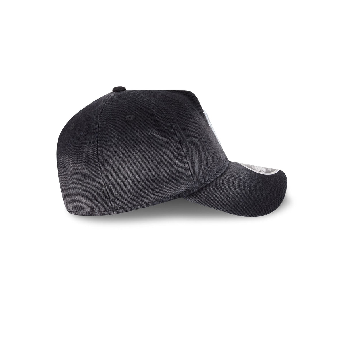Texas Rangers Washed Black Denim 9FORTY A-Frame Unstructured Snapback Hat