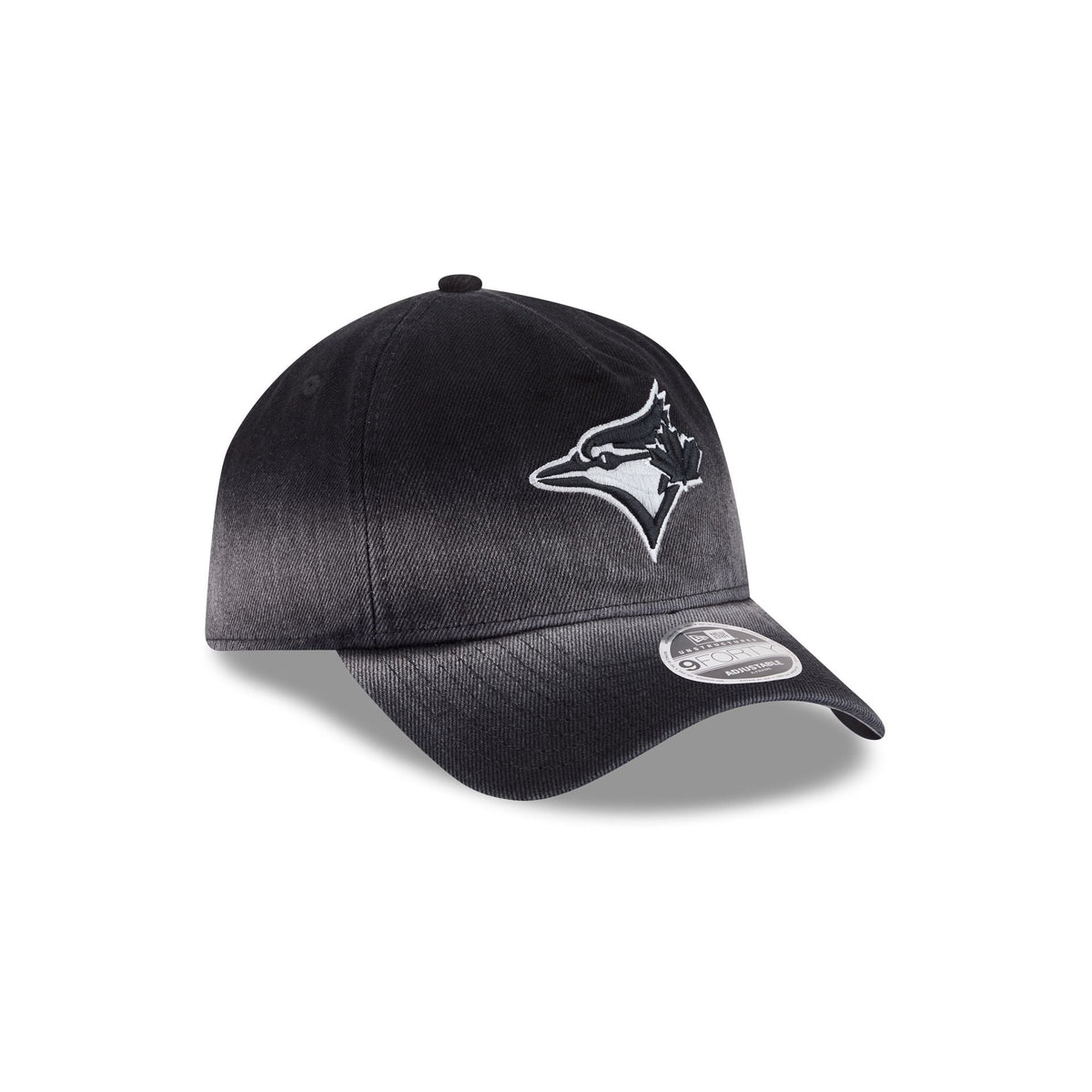 Toronto Blue Jays Washed Black Denim 9FORTY A-Frame Unstructured Snapback Hat