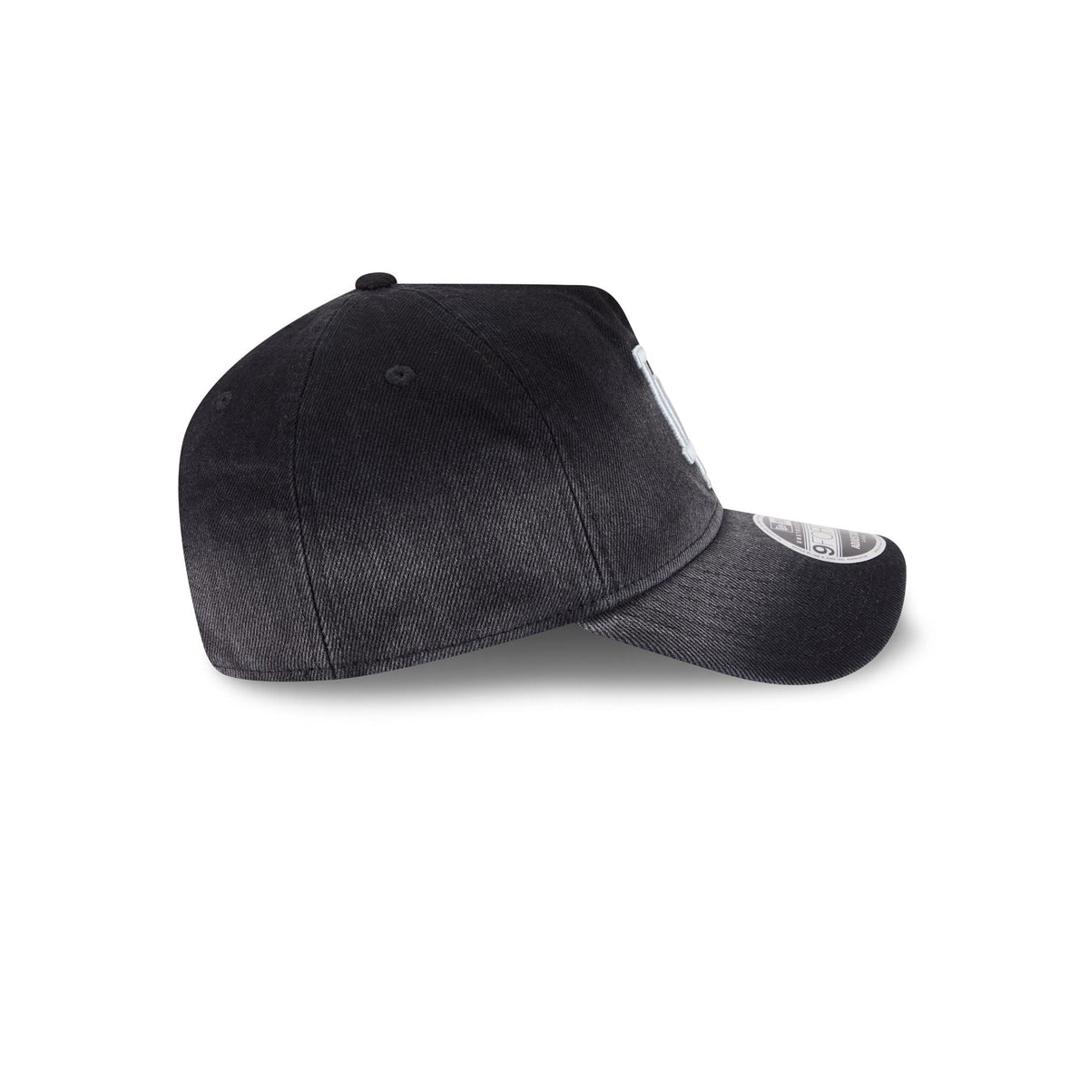 Los Angeles Dodgers Washed Black Denim 9FORTY A-Frame Unstructured Snapback Hat