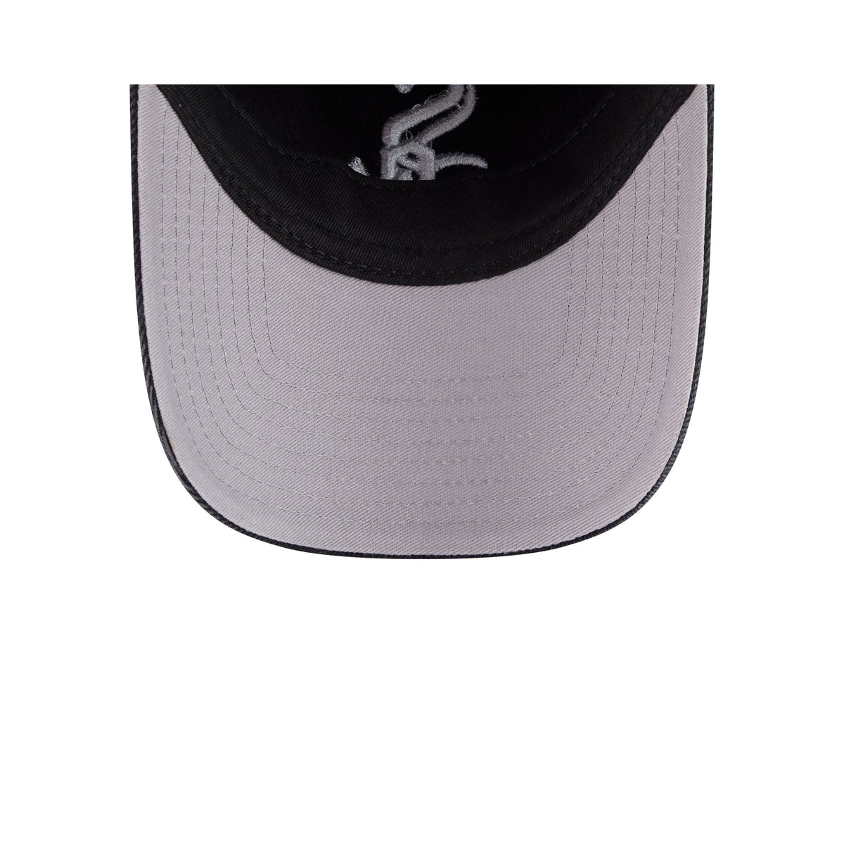 Chicago White Sox Washed Black Denim 9FORTY A-Frame Unstructured Snapback Hat