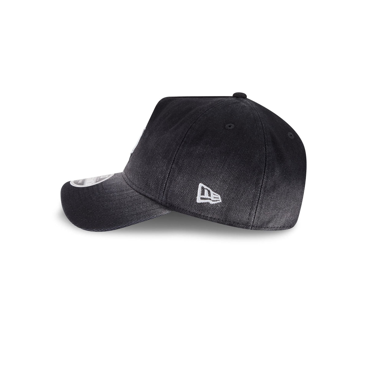 Houston Astros Washed Black Denim 9FORTY A-Frame Unstructured Snapback Hat