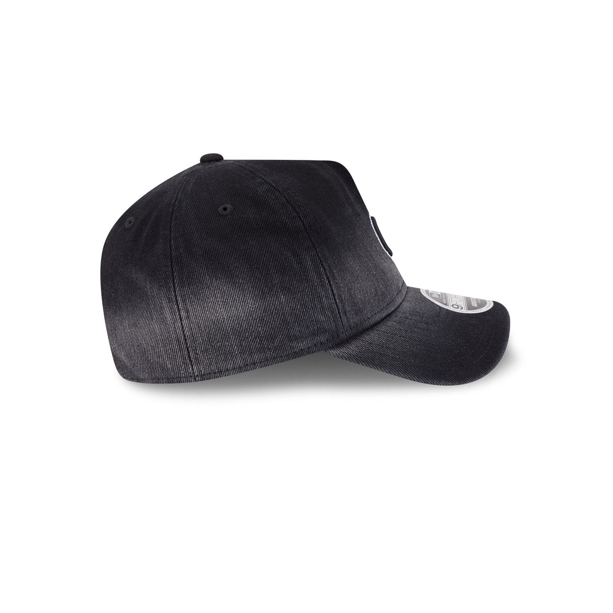 Chicago Cubs Washed Black Denim 9FORTY A-Frame Unstructured Snapback Hat