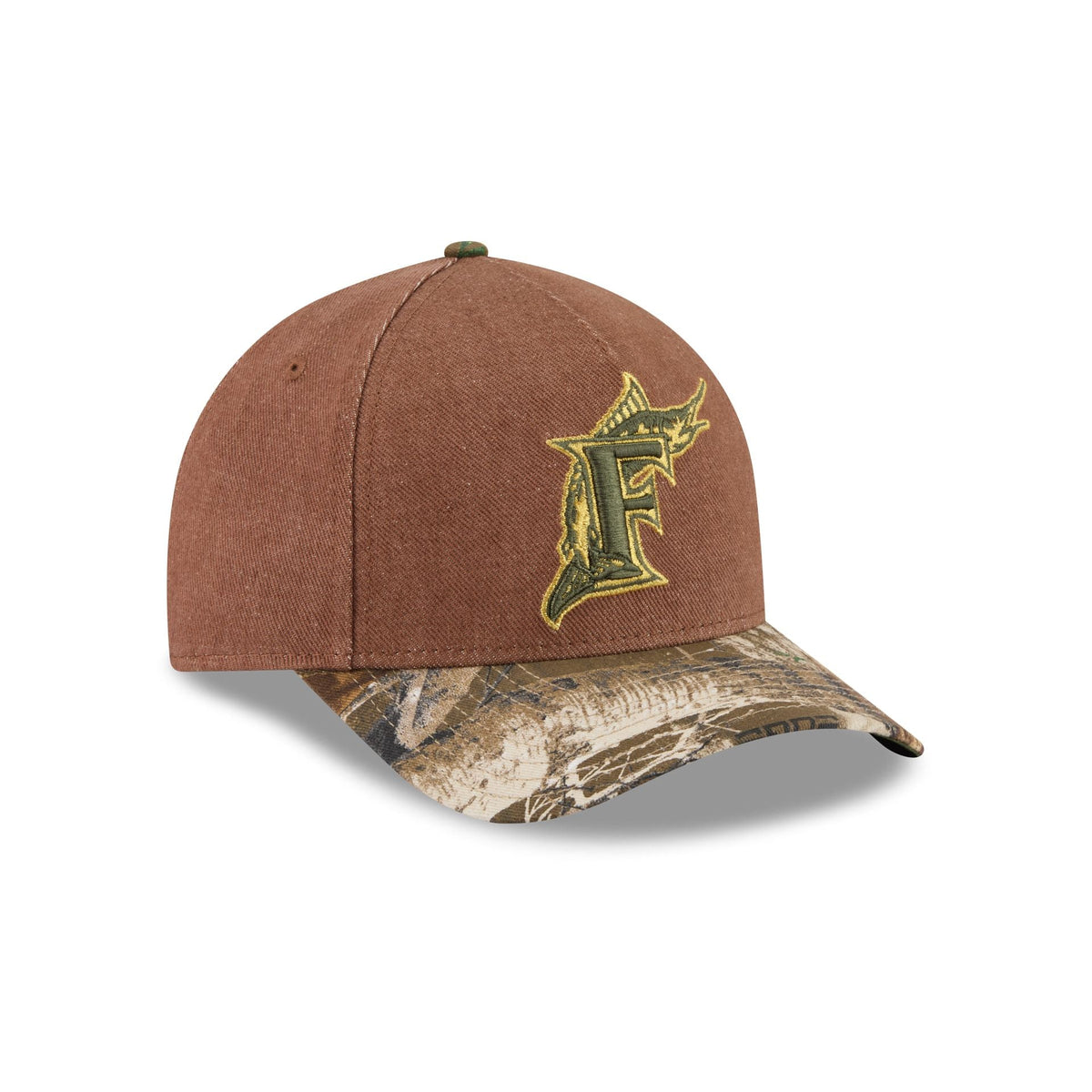 Miami Marlins Camo Twill 9FORTY M-Crown A-Frame Snapback Hat