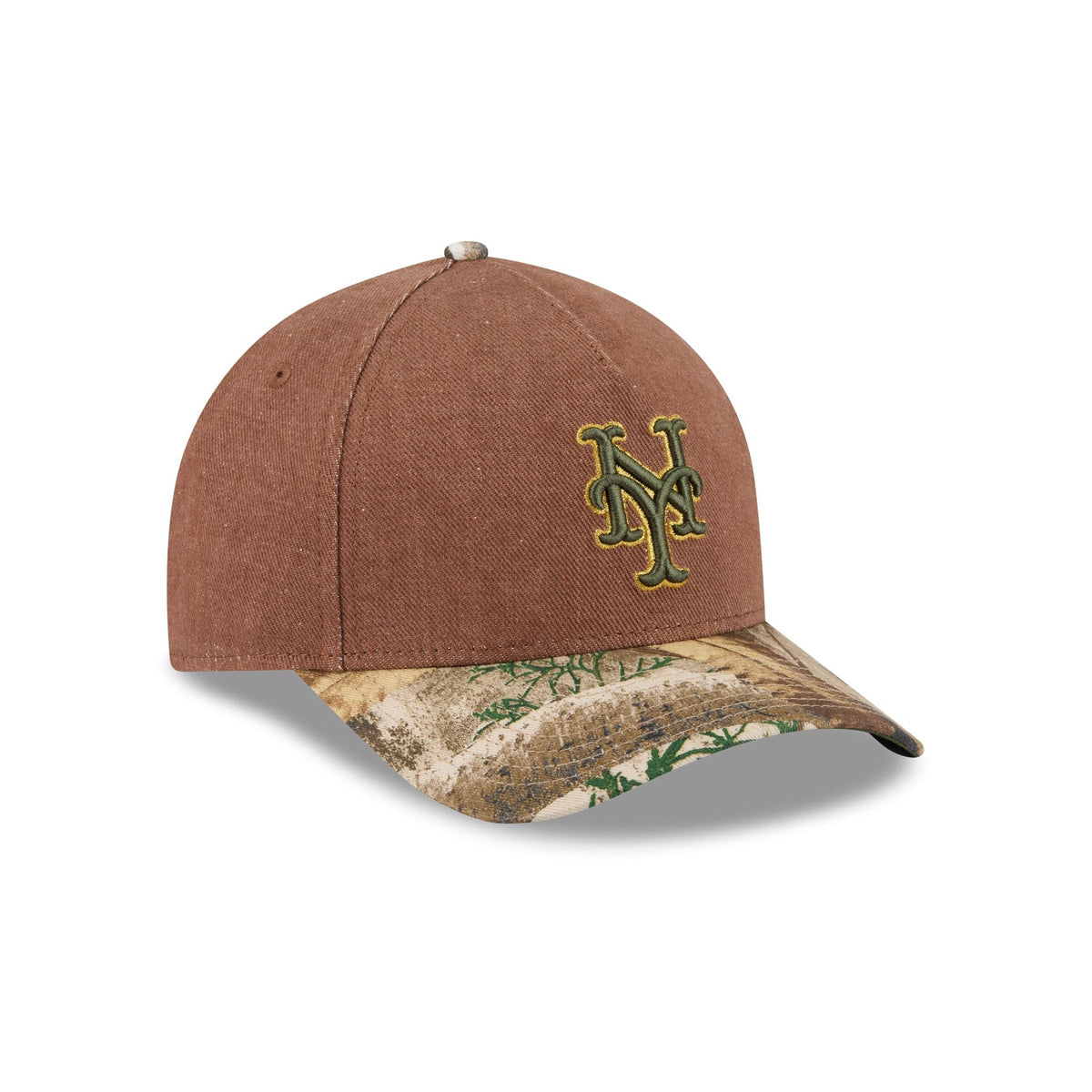 New York Mets Camo Twill 9FORTY M-Crown A-Frame Snapback Hat