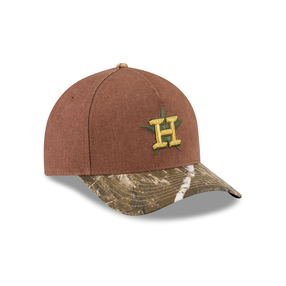 Houston Astros Camo Twill 9FORTY M-Crown A-Frame Snapback Hat