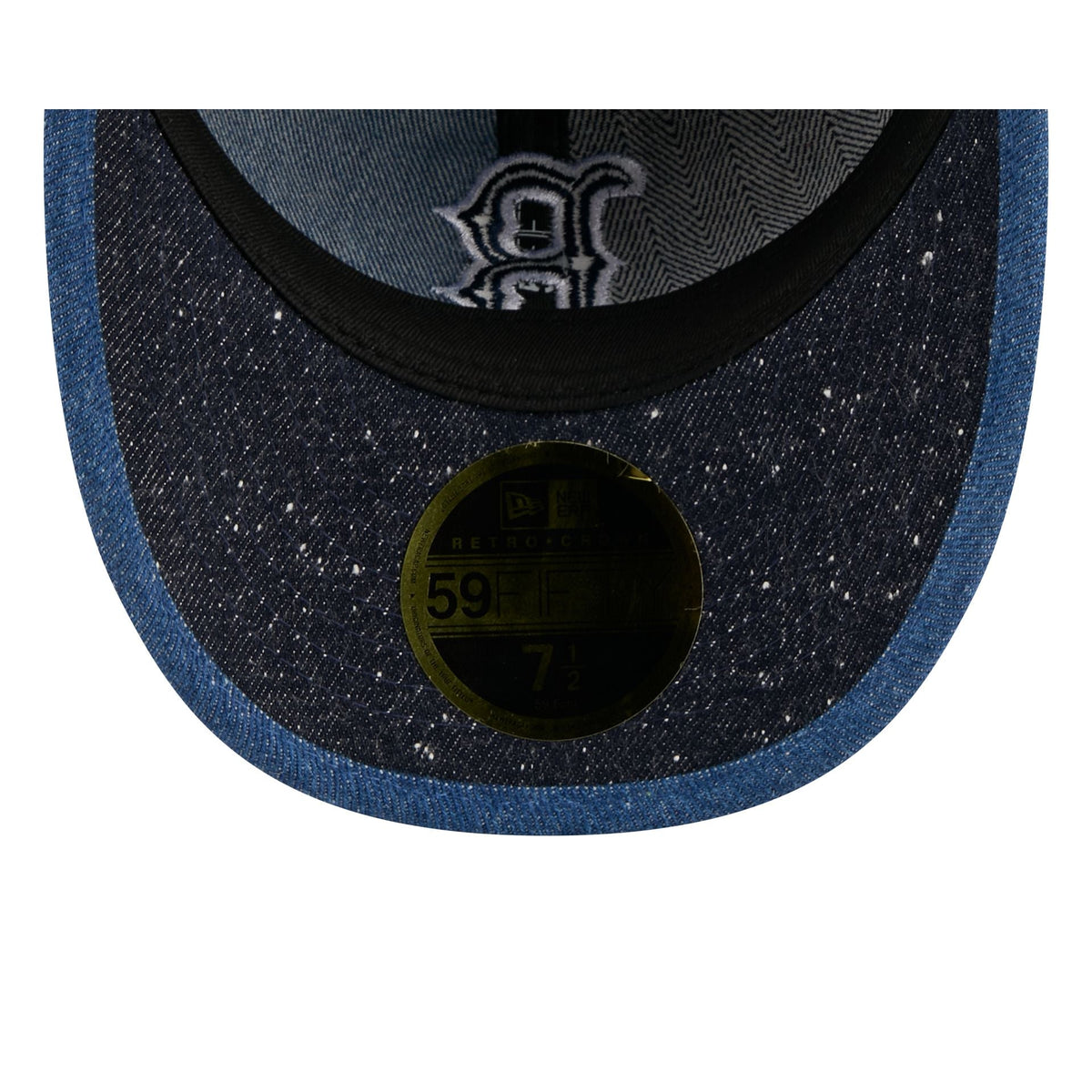 Boston Red Sox Multi-Panel Denim Retro Crown 59FIFTY Fitted Hat