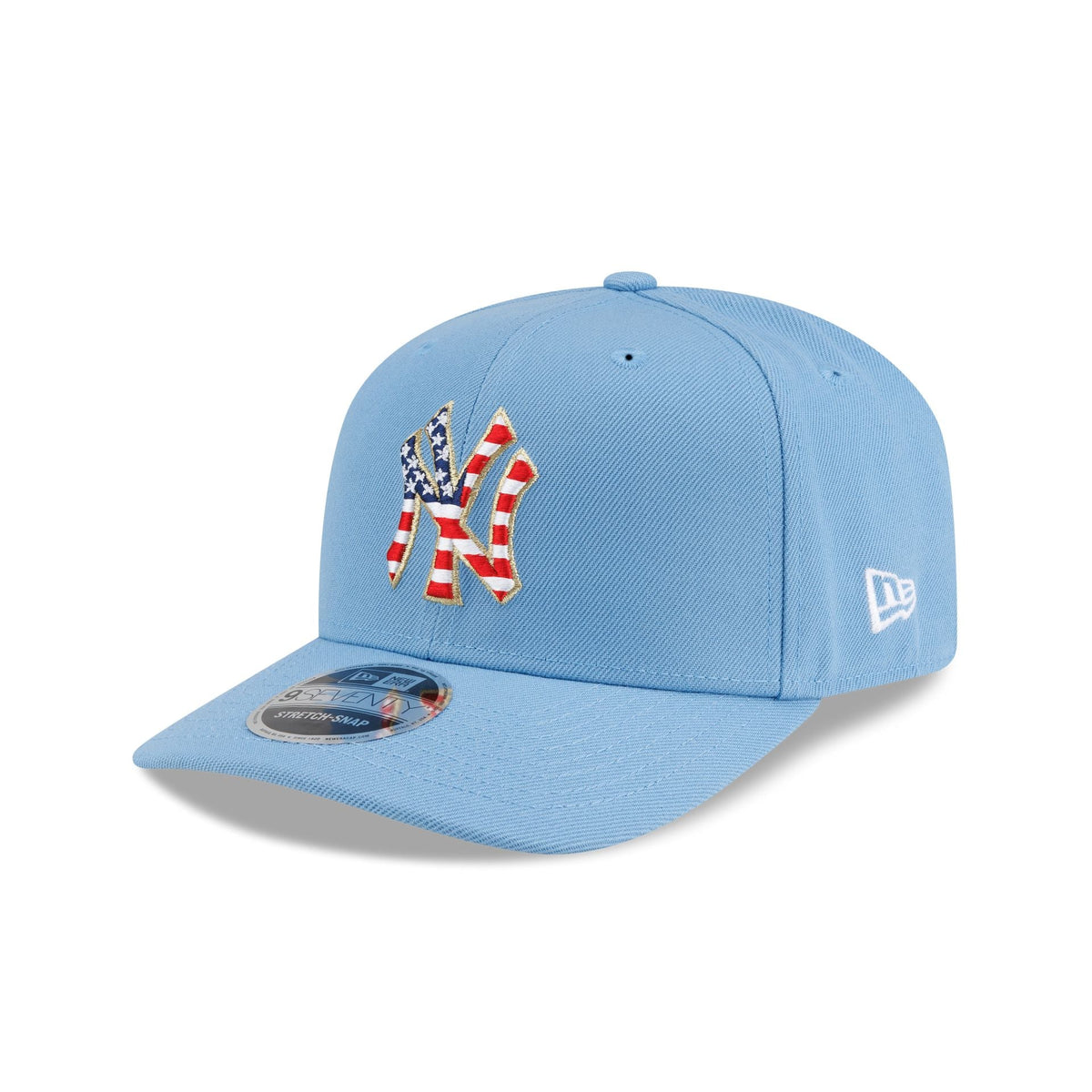 New York Yankees Red. White & Blue 9SEVENTY Stretch-Snap Hat