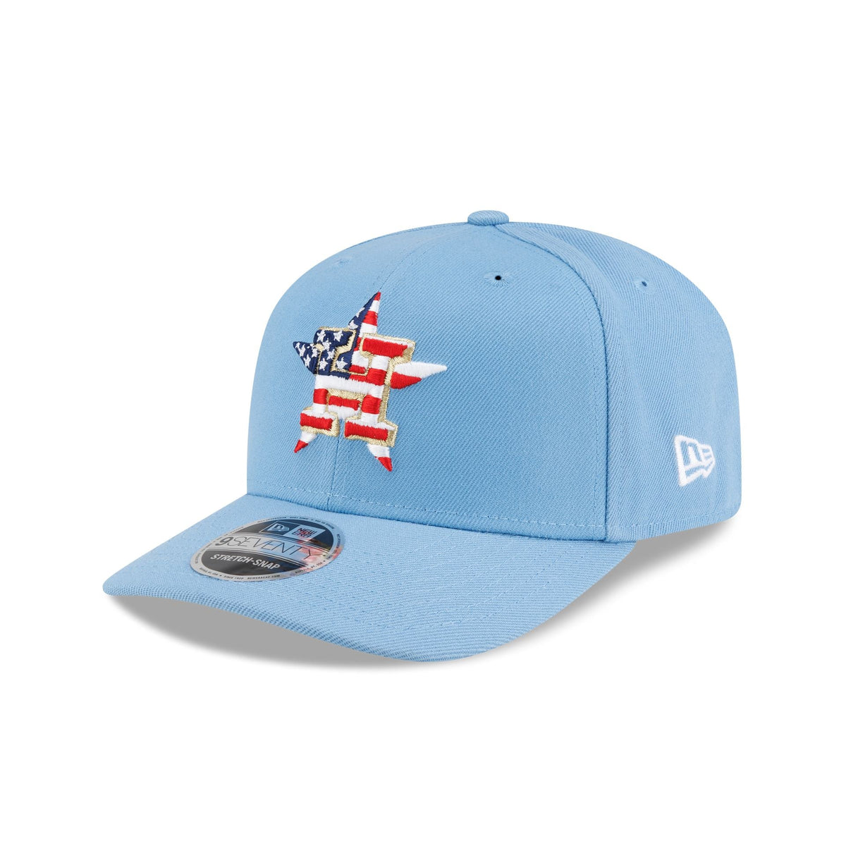Houston Astros Red. White & Blue 9SEVENTY Stretch-Snap Hat