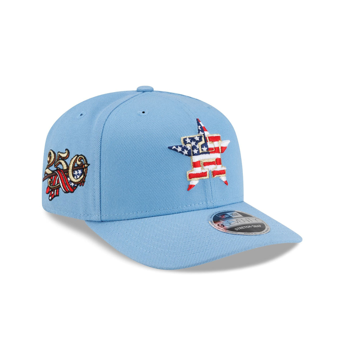 Houston Astros Red. White & Blue 9SEVENTY Stretch-Snap Hat