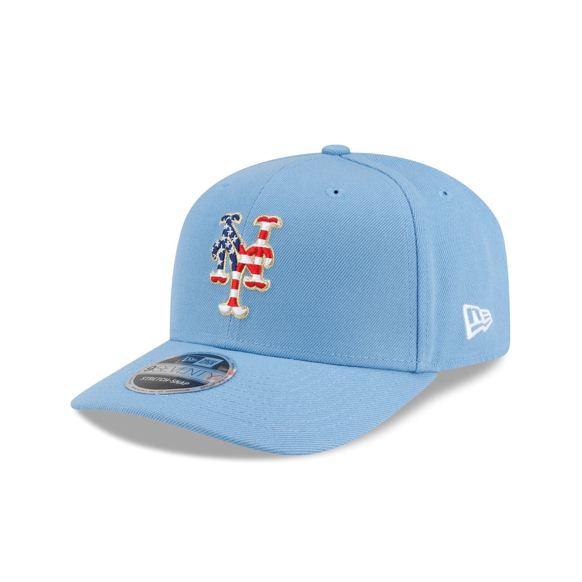 New York Mets Red. White & Blue 9SEVENTY Stretch-Snap Hat