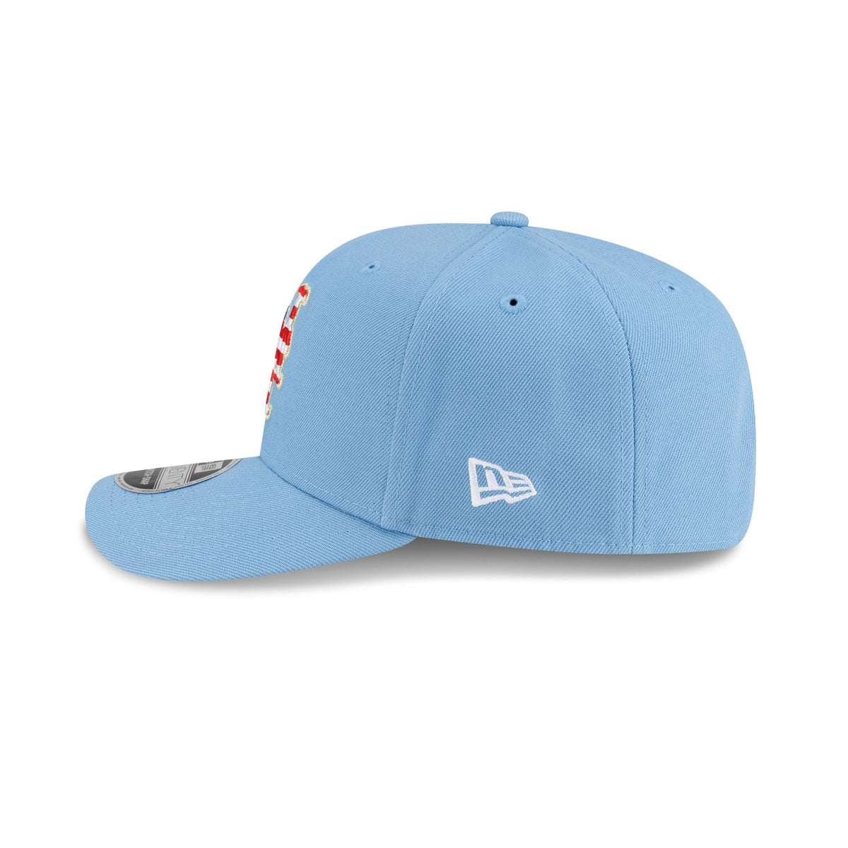New York Mets Red. White & Blue 9SEVENTY Stretch-Snap Hat